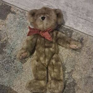 Boyds Bears Brown and Red Stuffed Animal